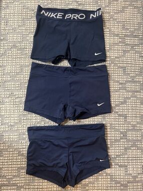 Nike Volleyball Dri-FIT Spandex Shorts Set of 3